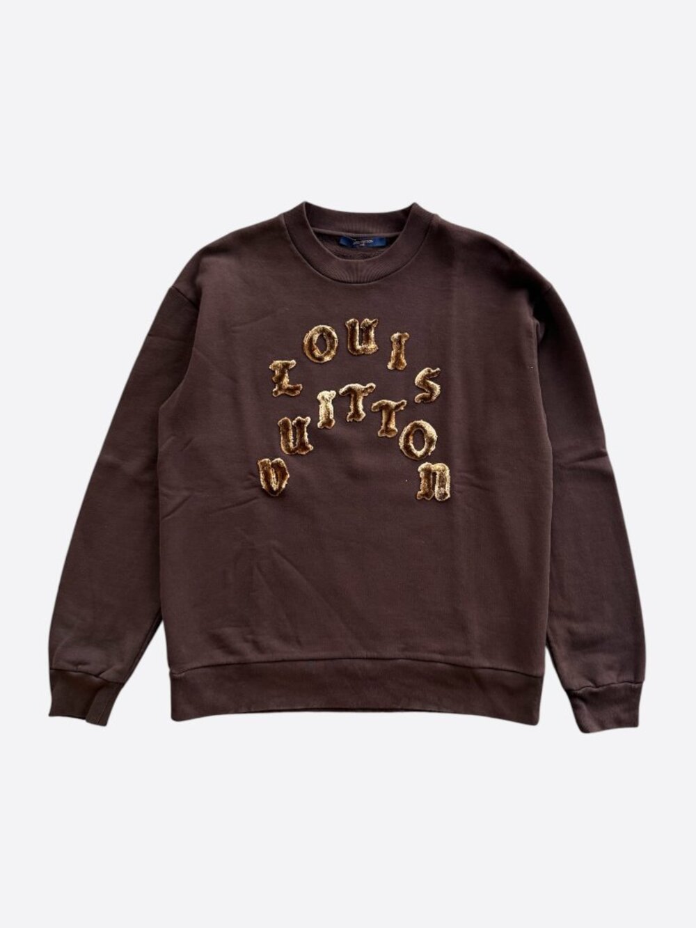 Louis Vuitton Brown Tuffetage Logo Sweater